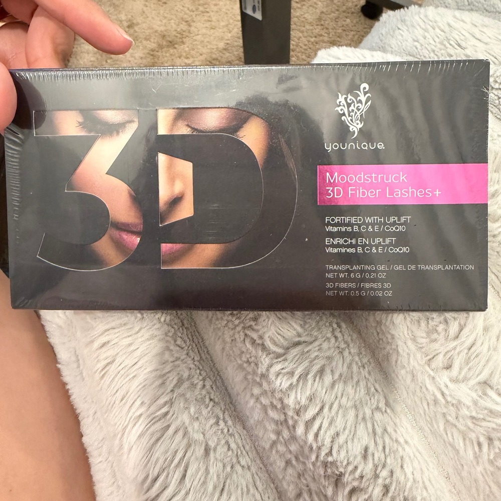 Younique Moodstruck 3D Fiber Lashes+ Mascara Kit Black US-11101-03 New Sealed